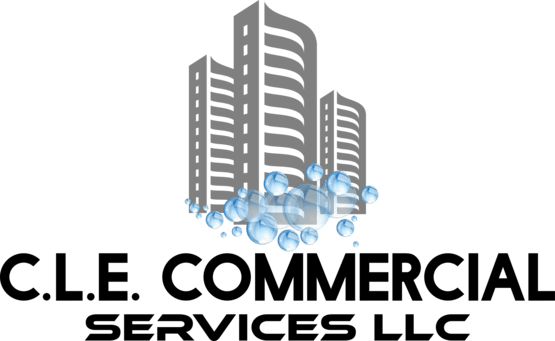 C.L.E. commercial services llc black logo